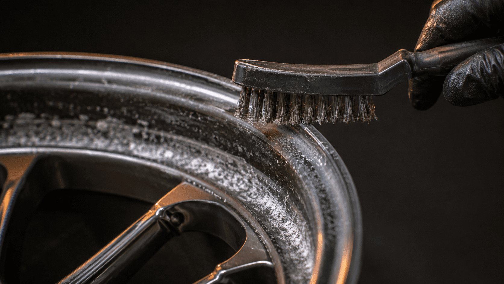 Tyre repair at our Al Quoz workshop